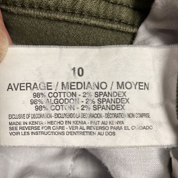 Gloria Vanderbilt, Amanda Jeans, Green , Ladies Size 10 - Picture 10 of 10